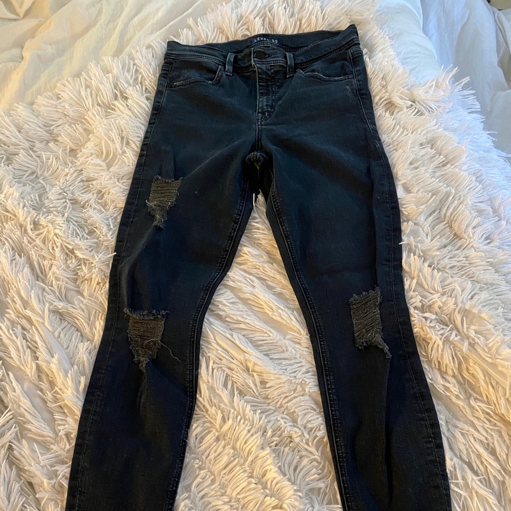 Indigo Distressed Jean!!
